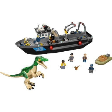 LEGO 76942 Jurassic World Barionyks i ucieczka łodzią