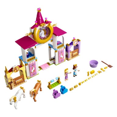 LEGO 43195 Disney Królewskie stajnie Belli i Roszpunki