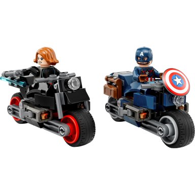 LEGO 76260 Marvel Motocykle Czarnej Wdowy i Kapitana Ameryki