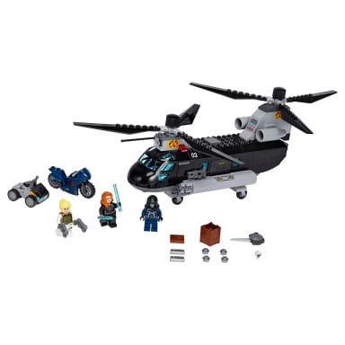 LEGO 76162 Marvel Avengers Czarna Wdowa i pościg helikopterem