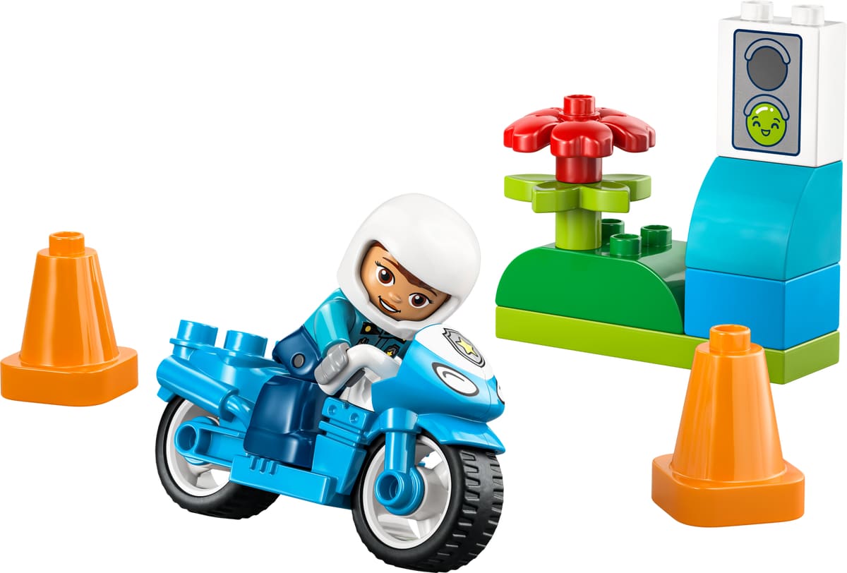 LEGO 10471 Duplo Niebieski motocykl policyjny