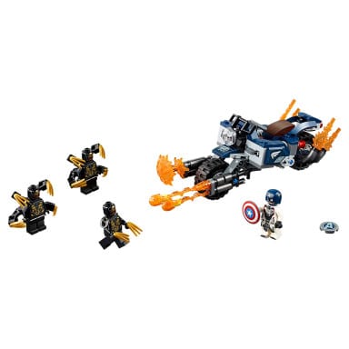 LEGO 76123 Marvel Avengers Kapitan Ameryka: atak Outriderów