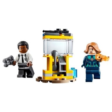 LEGO 30453 Marvel Kapitan Marvel i Nick Fury