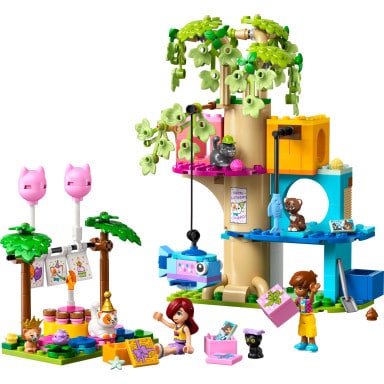 LEGO 42666 Friends Kocie przyjęcie urodzinowe i domek na drzewie