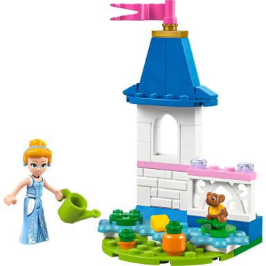 LEGO 30695 Disney Miniaturowy zamek Kopciuszka z ogrodem