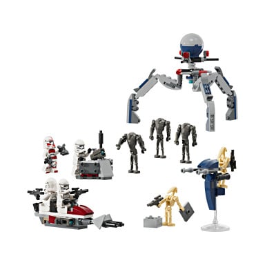 LEGO 75372 Star Wars Zestaw bitewny z żołnierzem armii klonów i droidem bojowym