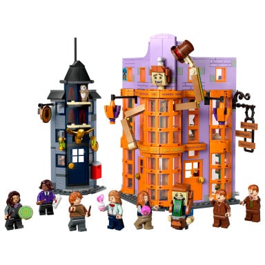 LEGO 76422 Harry Potter Ulica Pokątna: Magiczne dowcipy Weasleyów