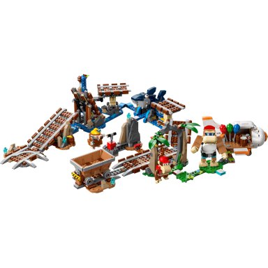 LEGO 71425 Super Mario Przejażdżka wagonikiem Diddy Konga — zestaw rozszerzający