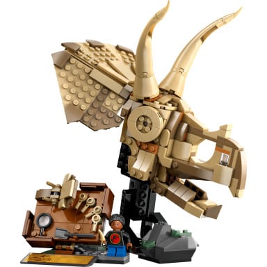 LEGO 76969 Jurassic World Szkielety dinozaurów: czaszka triceratopsa