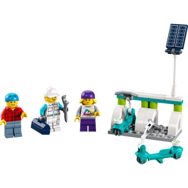 LEGO 40526 City Elektryczne hulajnogi i ładowarka