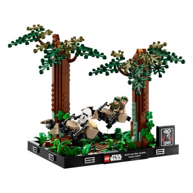 LEGO 75353 Star Wars Diorama: Pościg na ścigaczu przez Endor