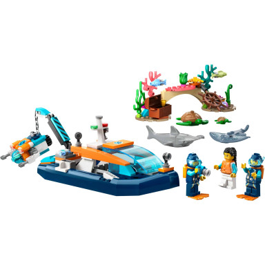 LEGO 60377 City Łódź do nurkowania badacza