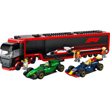 LEGO 60445 City F1 Ciężarówka z bolidami RB20 i AMR24 F1