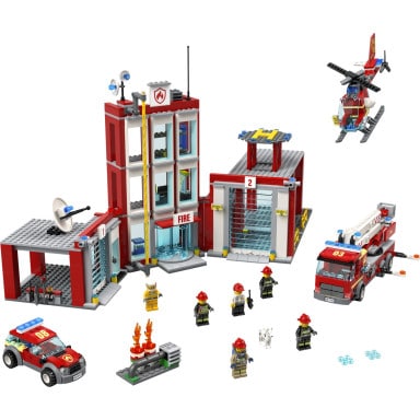 LEGO 77944 City Remiza strażacka — kwatera główna