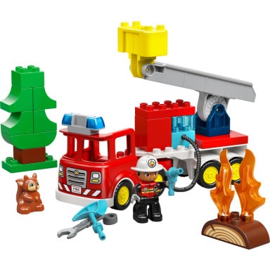 LEGO 10473 Duplo Wóz strażacki z wężem i strażakiem