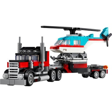 LEGO 31146 Creator 3 w 1 Ciężarówka z platformą i helikopterem