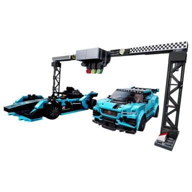 LEGO 76898 Speed Champions Formula E Panasonic Jaguar Racing GEN2 car i Jaguar I-PACE eTROPHY