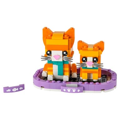 LEGO 40480 BrickHeadz Pręgowany rudy kot