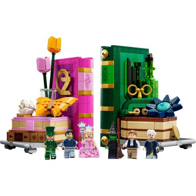 LEGO 75691 Wicked Podpórki pod książki z Glindą i Elphabą