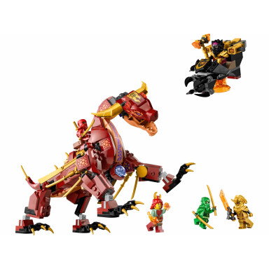 LEGO 71793 NINJAGO Lawowy smok zmieniający się w falę ognia