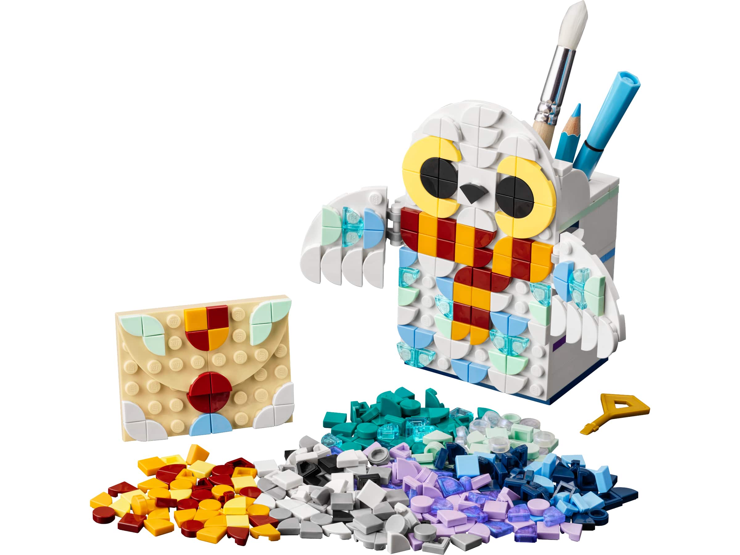 LEGO 41809 DOTS Pojemnik na długopisy w kształcie Hedwigi