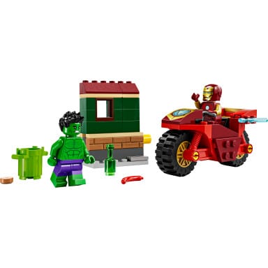 LEGO 76287 Marvel Iron Man z motocyklem i Hulk
