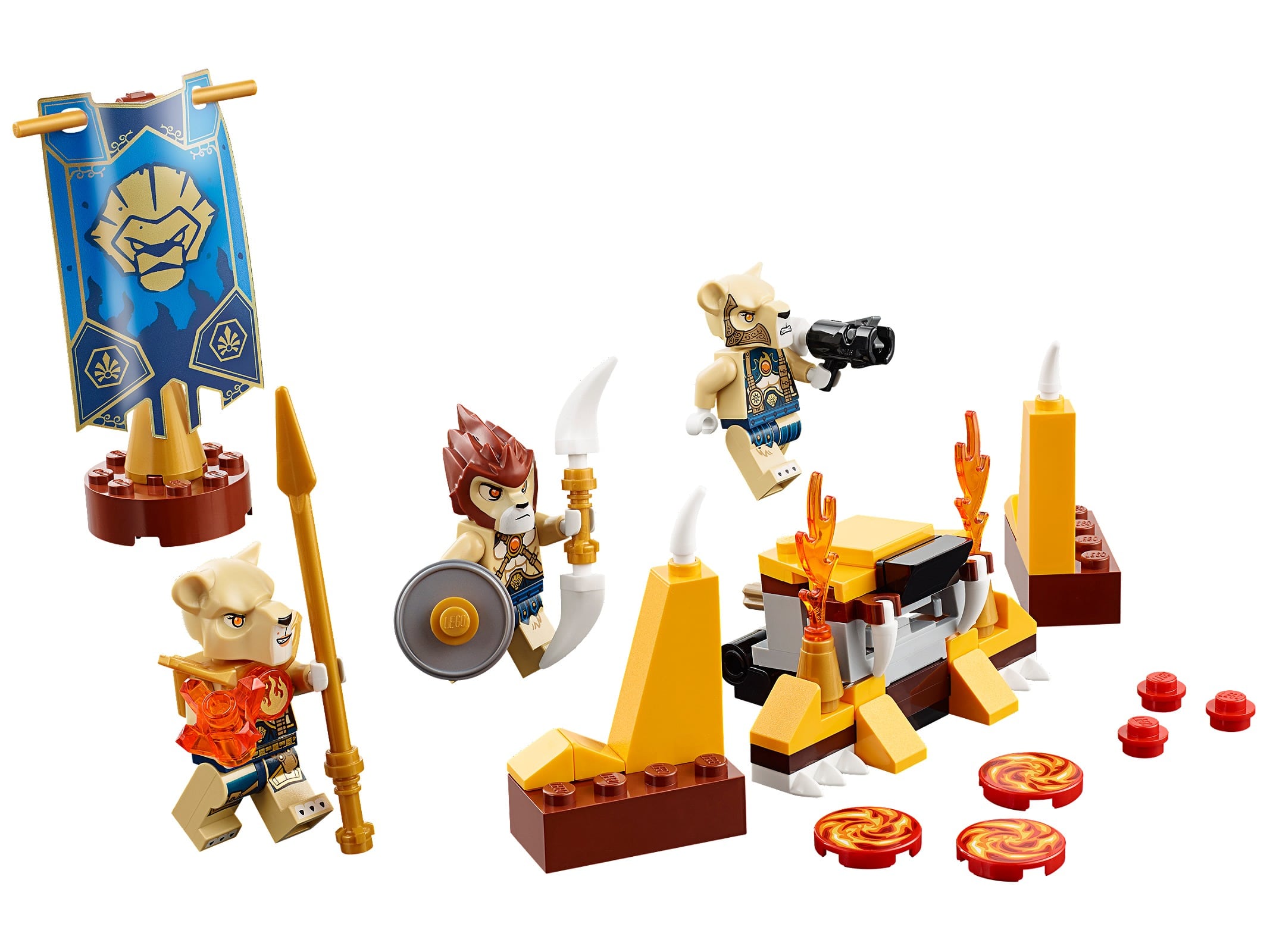 LEGO 70229 Legends of Chima Plemię lwów