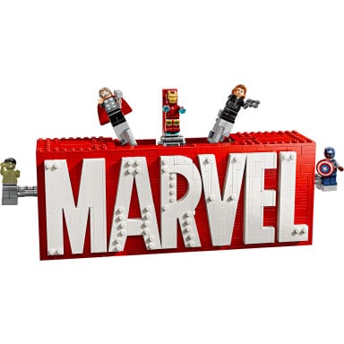 LEGO 76313 Marvel Logo MARVEL z minifigurkami