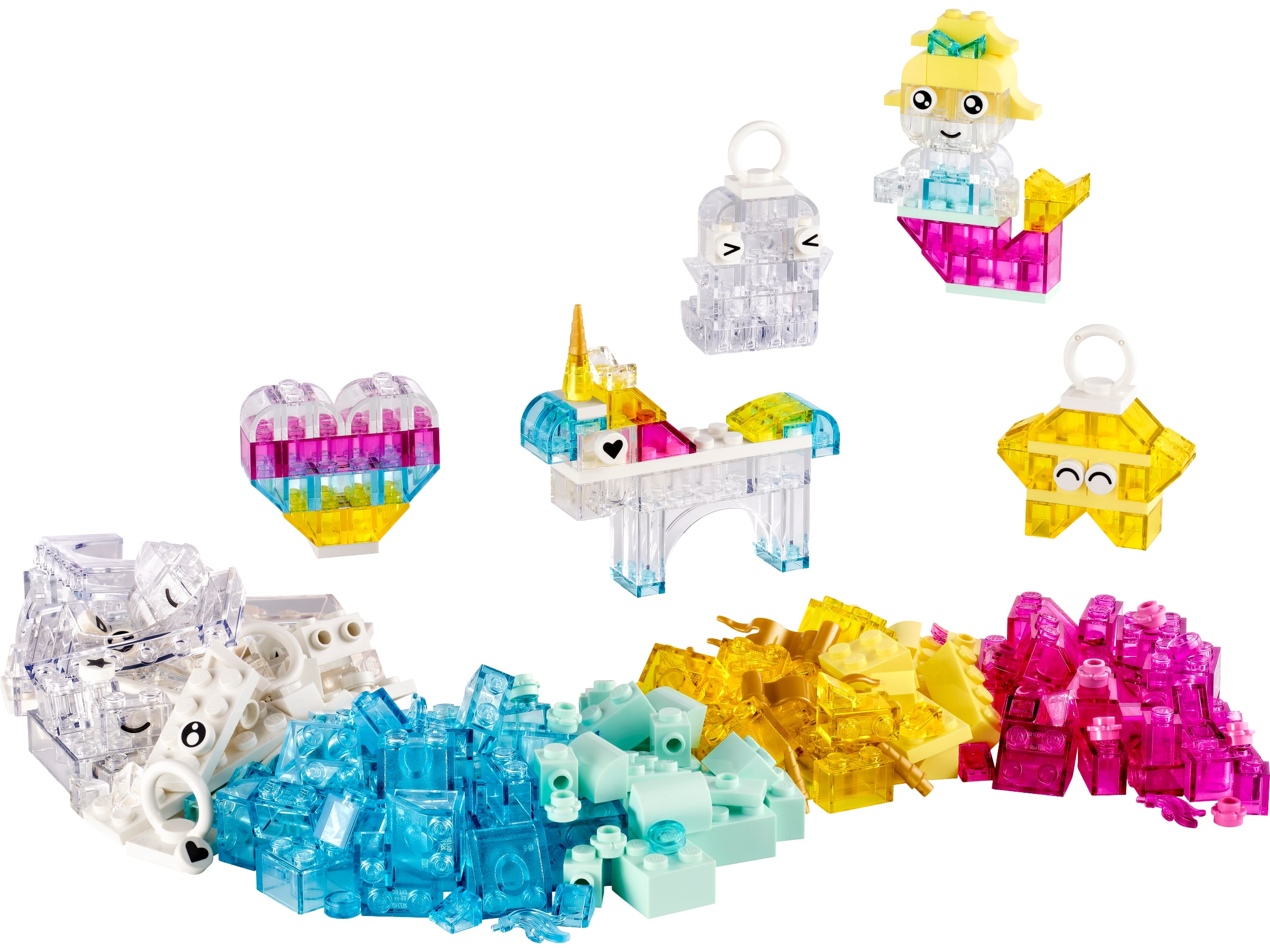 LEGO 11040 Classic Magiczny zestaw z przezroczystymi klockami