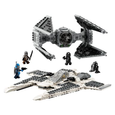 LEGO 75348 Star Wars Mandaloriański myśliwiec Fang Fighter kontra TIE Interceptor