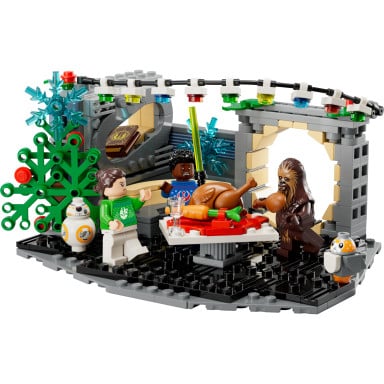 LEGO 40658 Star Wars Świąteczna diorama z Sokołem Millennium