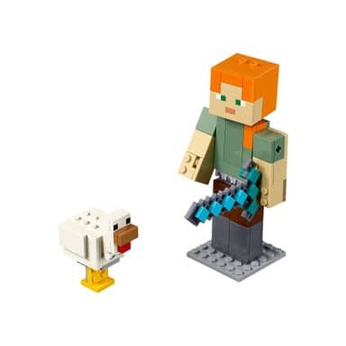 LEGO 21149 Minecraft BigFig — Alex z kurczakiem