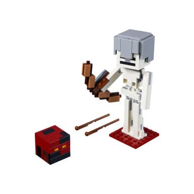 LEGO 21150 Minecraft BigFig — szkielet z kostką magmy
