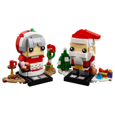 LEGO 40274 BrickHeadz Święty Mikołaj i Pani Mikołajowa