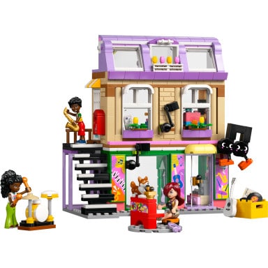 LEGO 42653 Friends Sklep muzyczny i mieszkanie