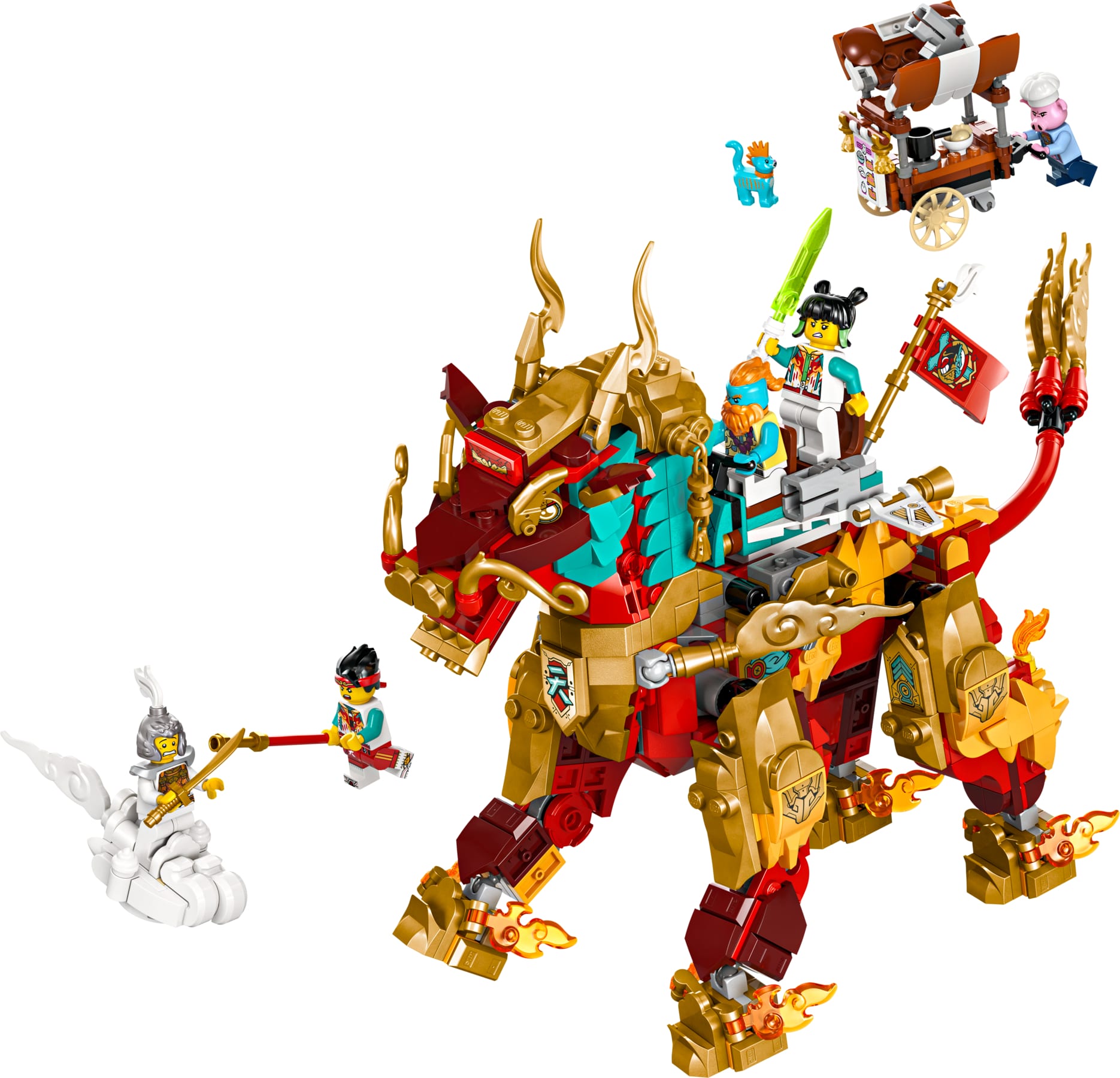 LEGO 80066 Monkie Kid Mityczne stworzenie Qilin