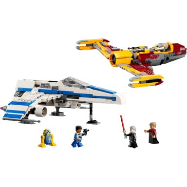 LEGO 75364 Star Wars E-Wing Nowej Republiki kontra Myśliwiec Shin Hati