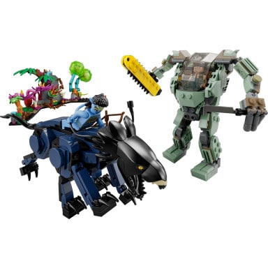 LEGO 75571 Avatar Neytiri i Thanator kontra Quaritch w kombinezonie PZM