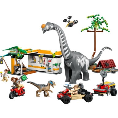 LEGO 76973 Jurassic World Na tropie tytanozaura i raptora