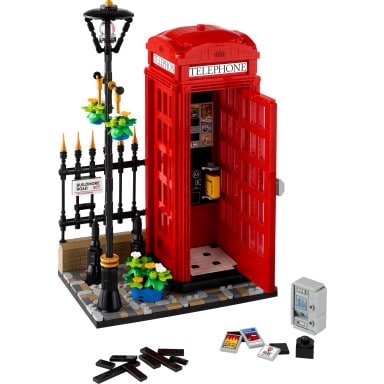 LEGO 21347 Ideas Czerwona londyńska budka telefoniczna
