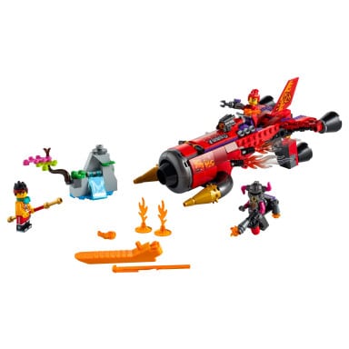 LEGO 80019 Monkie Kid Piekielny odrzutowiec Red Sona