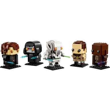 LEGO 40796 BrickHeadz Zemsta Sithów — bohaterowie i złoczyńcy