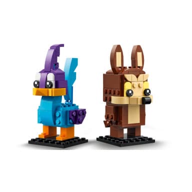 LEGO 40559 BrickHeadz Struś Pędziwiatr i Wiluś E. Kojot