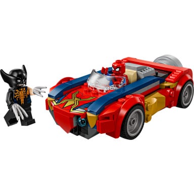 LEGO 76336 Marvel Spider-Man w samochodzie kontra zvenomowany Wolverine
