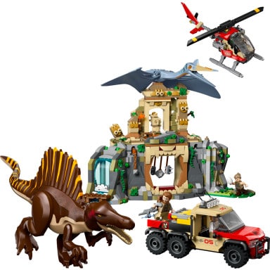 LEGO 76976 Jurassic World Powietrzna misja z kecalkoatlem i spinozaurem