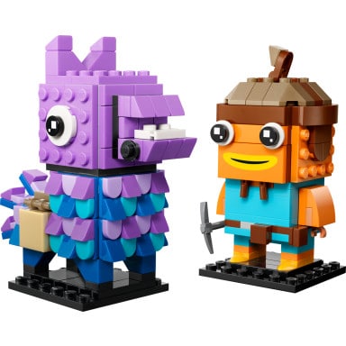LEGO 40881 BrickHeadz Lama Zaopatrzeniowa i Palucha Rybnego — figurki