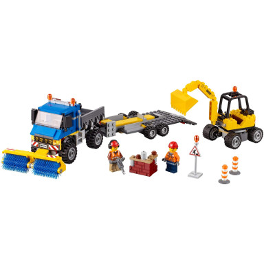 LEGO 60152 City Zamiatacz ulic i koparka