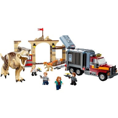 LEGO 76948 Jurassic World Ucieczka tyranozaura i atrociraptora