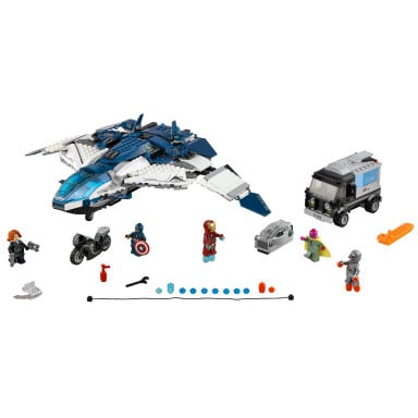 LEGO 76032 Marvel Super Heroes Pościg Avengersów w Quinjecie