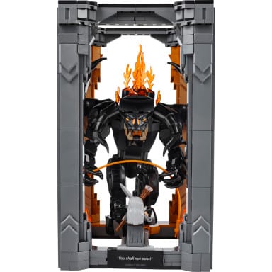 LEGO 10367 Icons Władca pierścieni: Book nook z Balrogiem